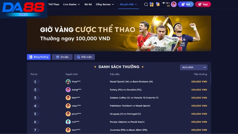Giới thiệu DA88 về những ưu điểm nổi bật mà nhà cái khác không có