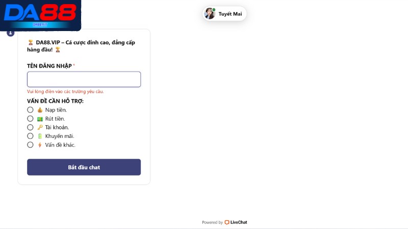Cập nhật những kênh liên hệ DA88 mới nhất hiện tại